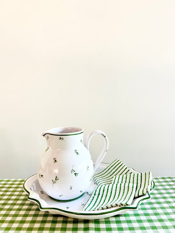 PRE-ORDER -Sainte Marie Serving Platter - Peridot