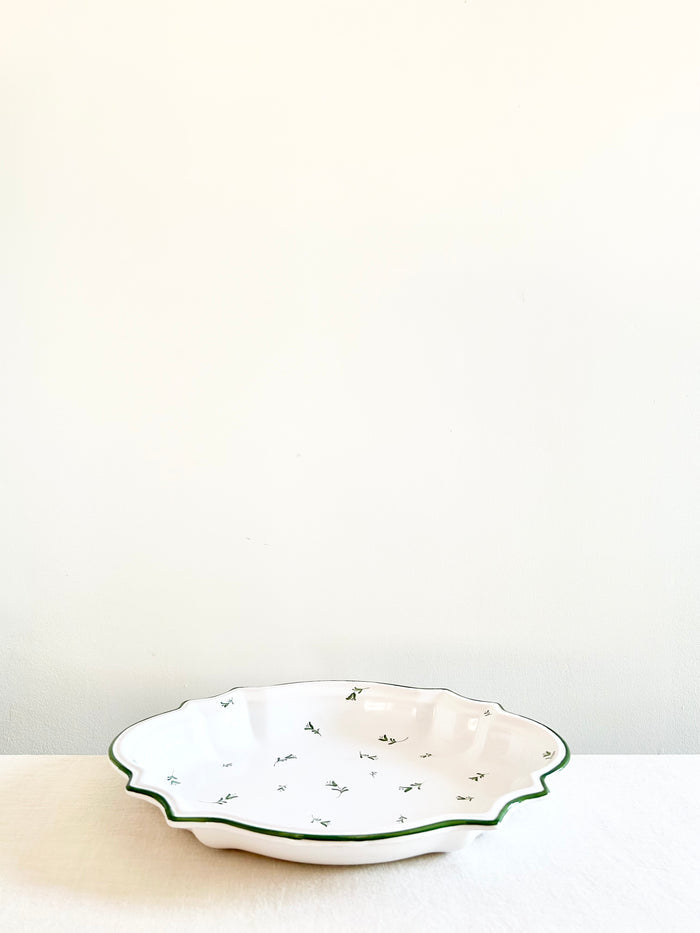 PRE-ORDER -Sainte Marie Serving Platter - Peridot