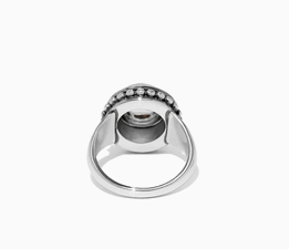 Pretty Tough Bold Stud Ring Silver 9