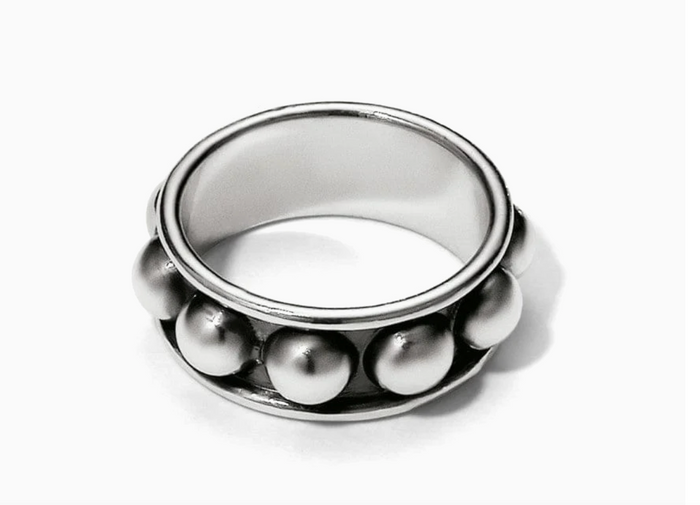 Pretty Tough Stud Ring Silver 8