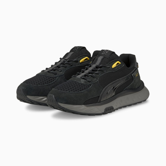 Puma Neymar Jr. Wild Rider Black Sneakers - Puma Black-CASTLEROCK