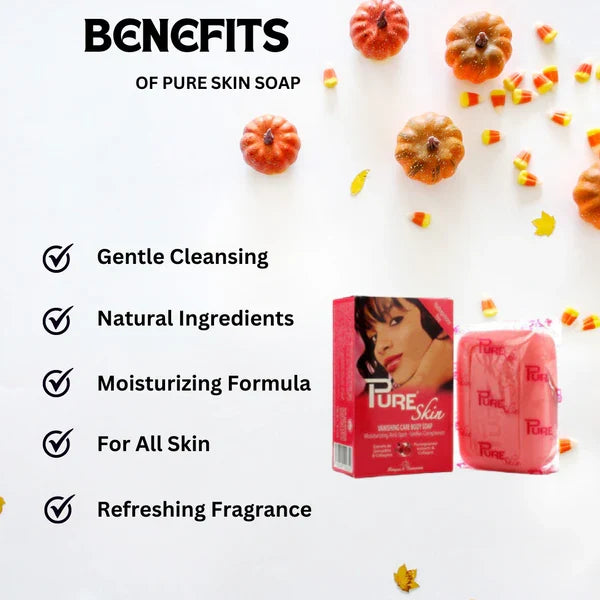 PURE SKIN VANISHING BODY SOAP 190g (6 Pack)