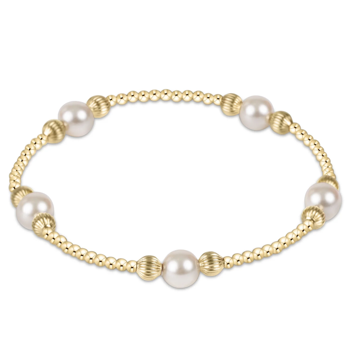 Purpose Pearl 6mm Bead Bracelet Dignity