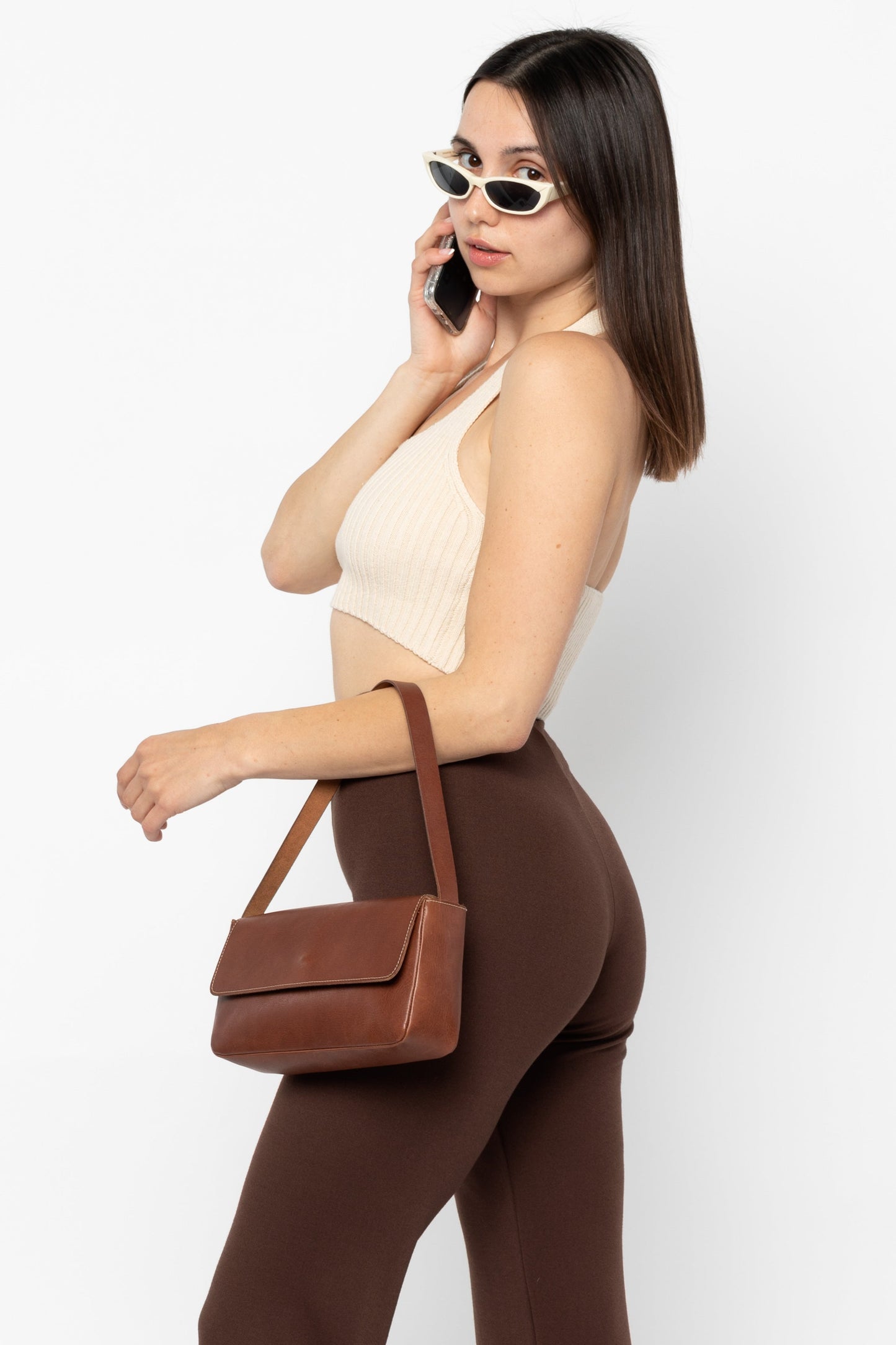 RLH3431 - Classic Leather Shoulder Bag