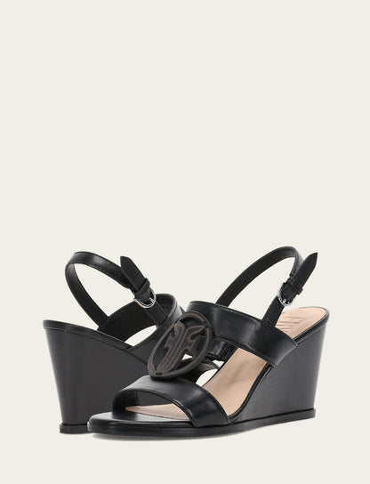 Rachel Logo Sandal - Black - Pair