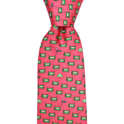 Raspberry Red Streetcar Skinny Tie