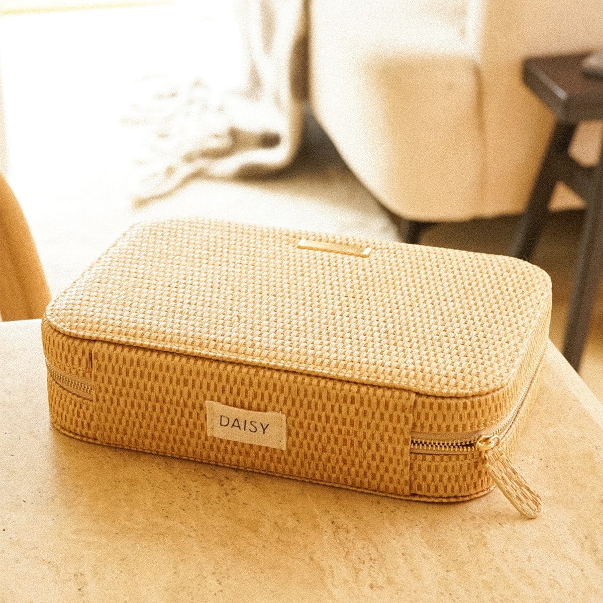 Rattan Large Jewellery Box