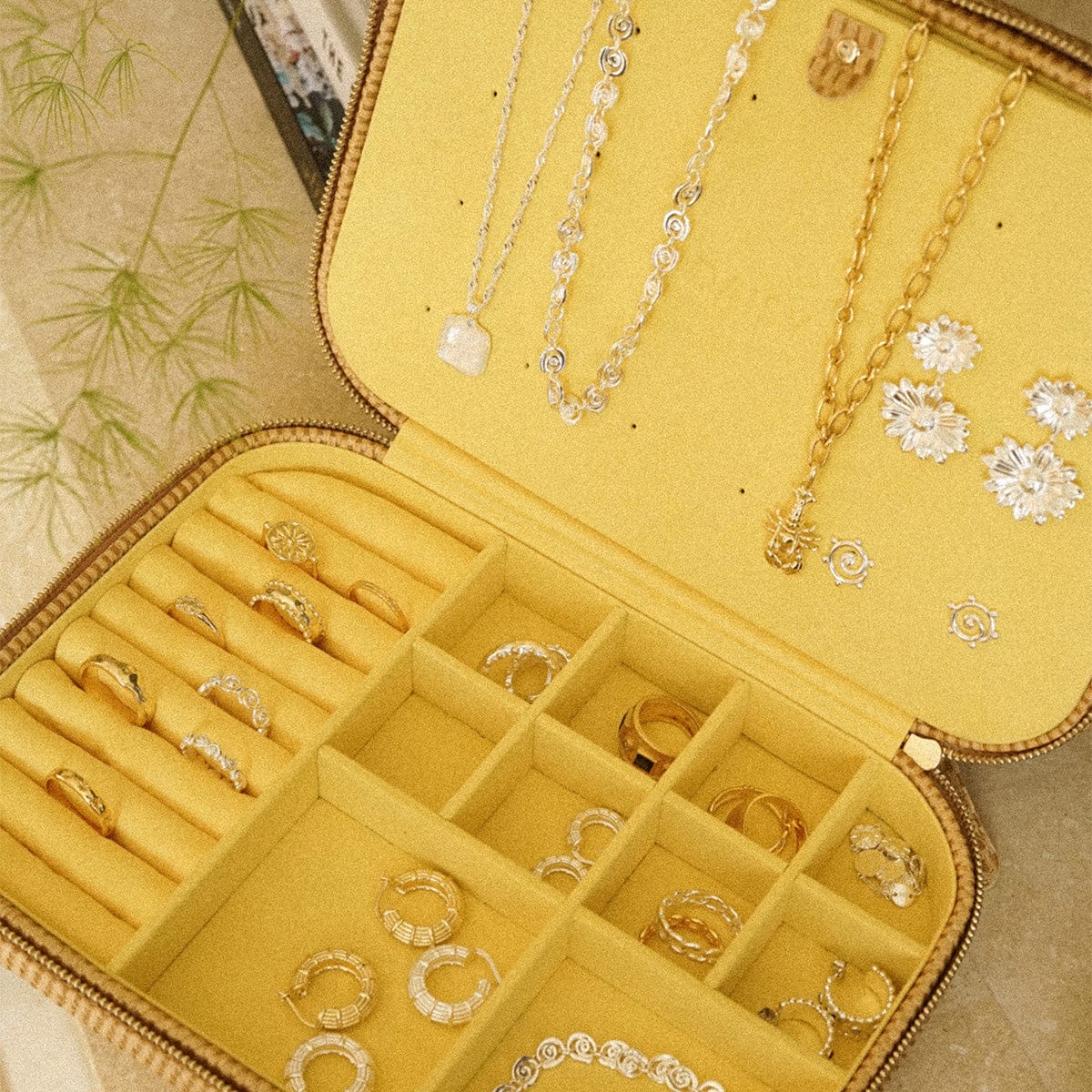 Rattan Large Jewellery Box