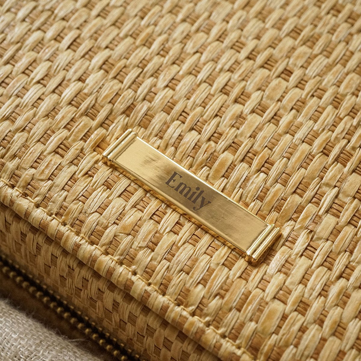 Rattan Large Jewellery Box