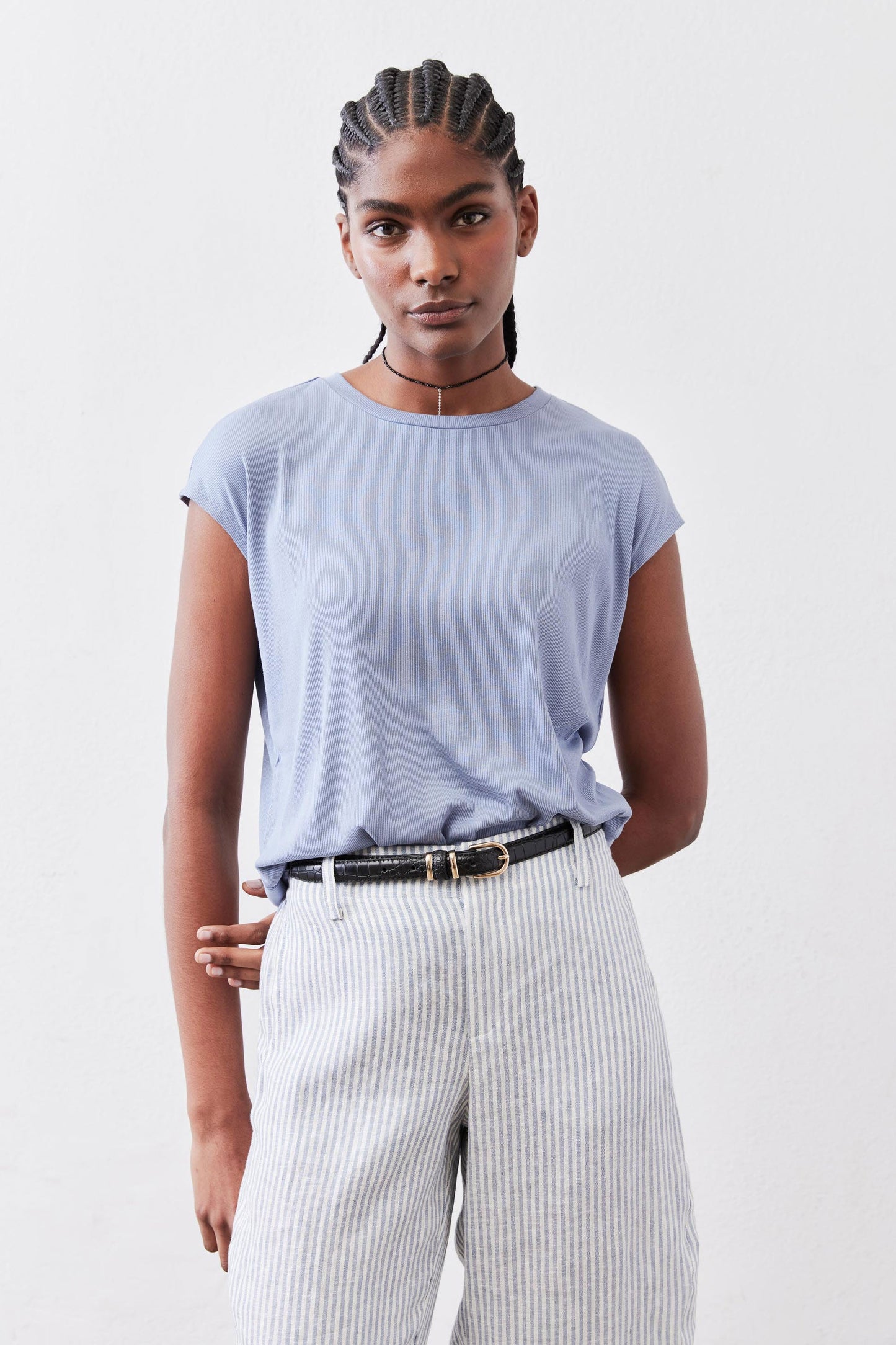 The Ribbed Tuck-In Tee
