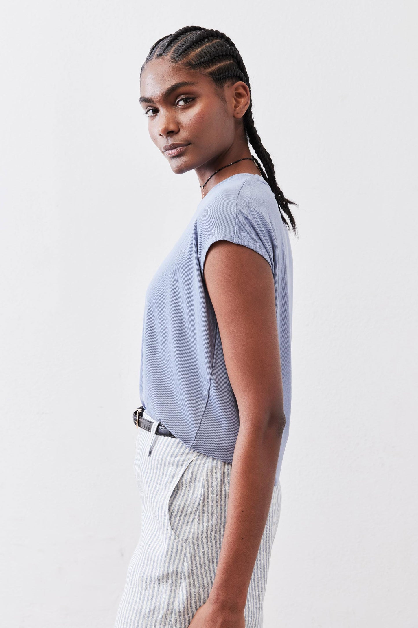 The Ribbed Tuck-In Tee