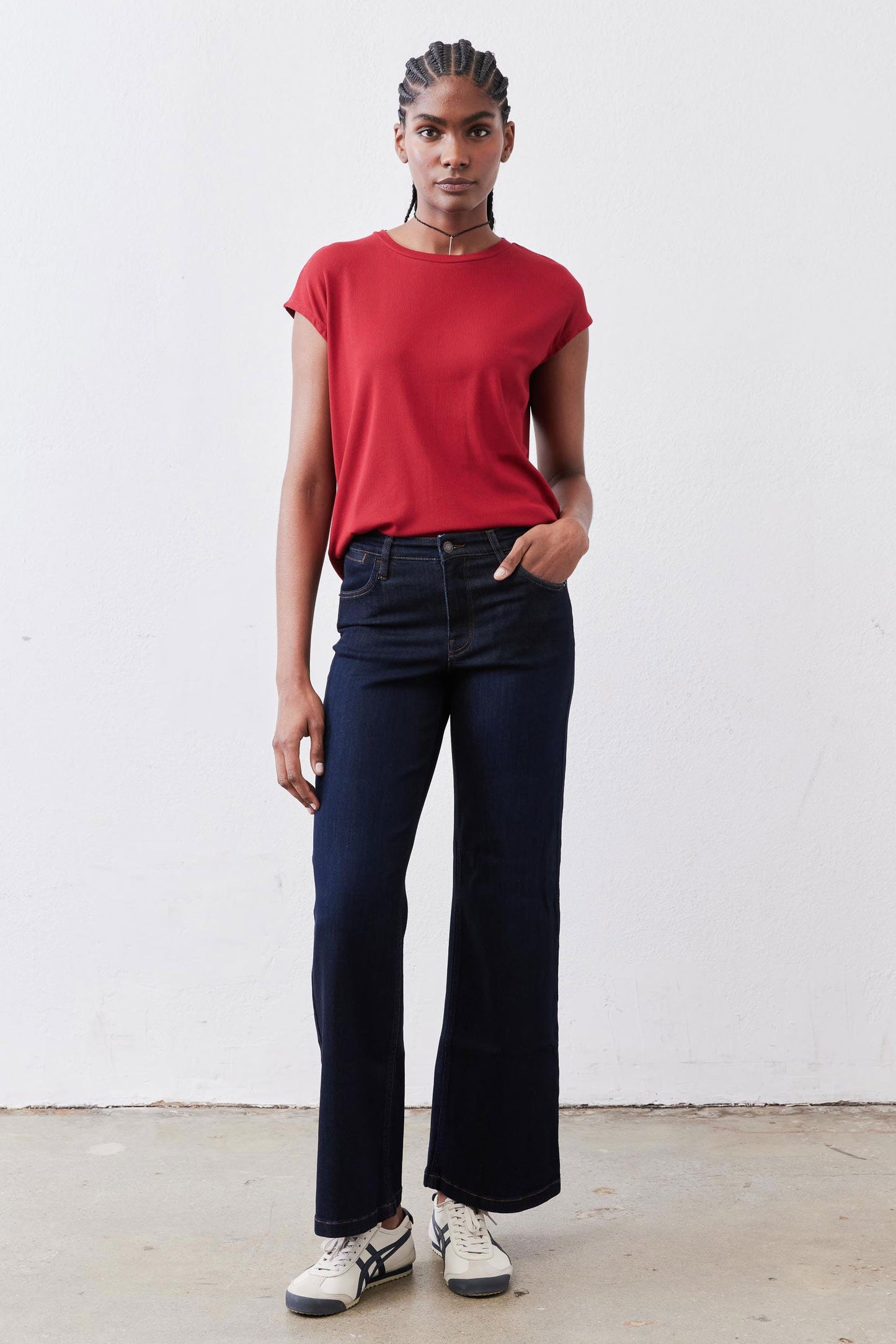 The Ribbed Tuck-In Tee