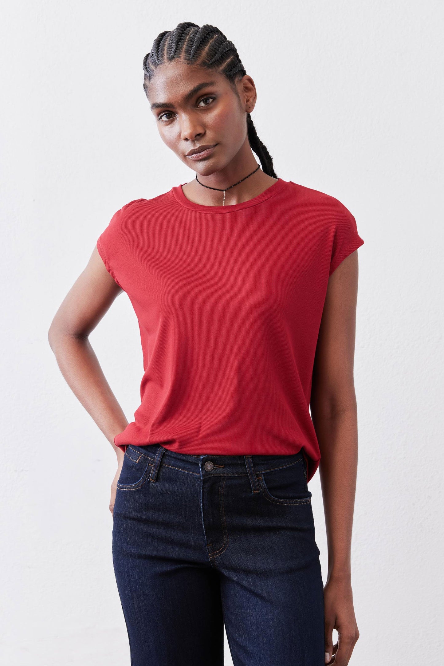 The Ribbed Tuck-In Tee