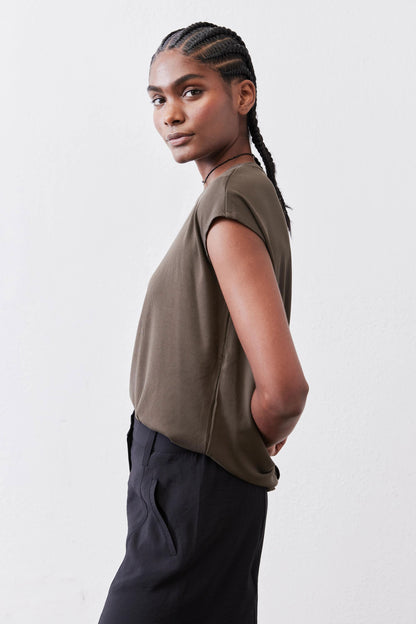 The Ribbed Tuck-In Tee