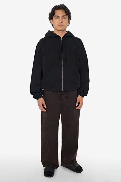 RJC410GD - Cotton Poplin Zip-Up Hooded Jacket