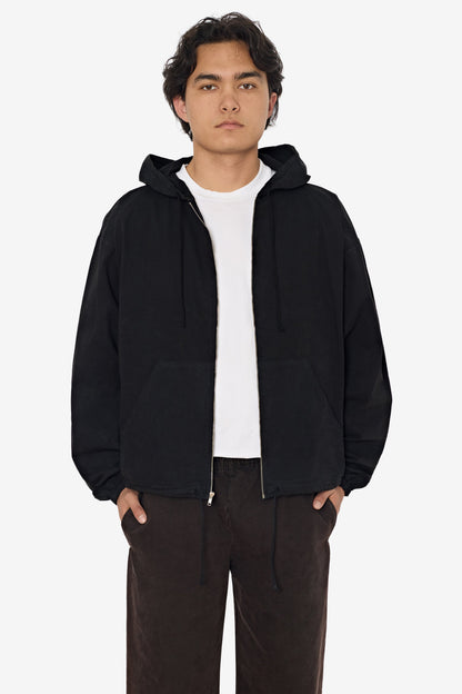 RJC410GD - Cotton Poplin Zip-Up Hooded Jacket