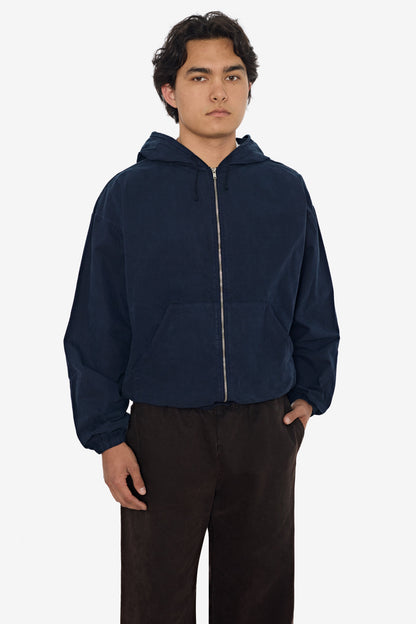 RJC410GD - Cotton Poplin Zip-Up Hooded Jacket