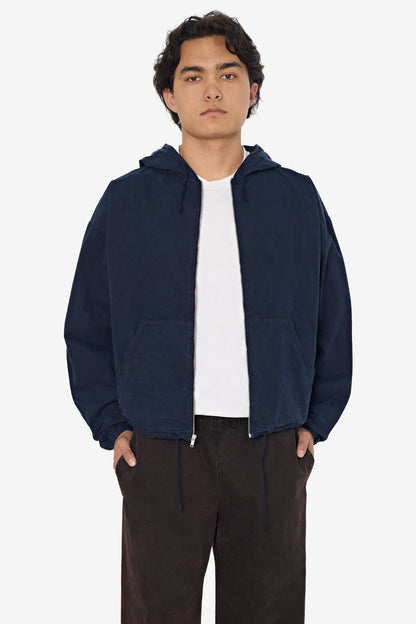 RJC410GD - Cotton Poplin Zip-Up Hooded Jacket