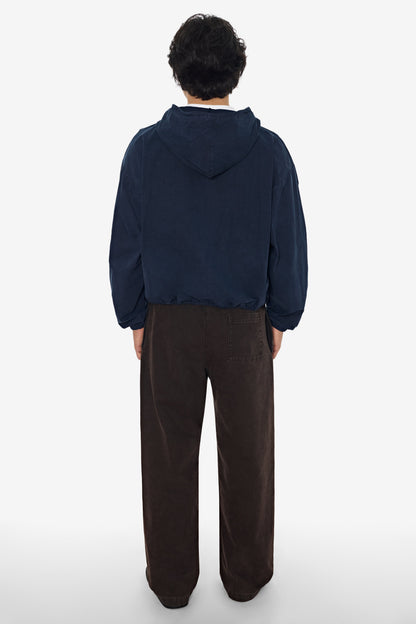 RJC410GD - Cotton Poplin Zip-Up Hooded Jacket