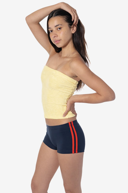 83533 - Cotton Spandex Athletic Stripe Mini Short