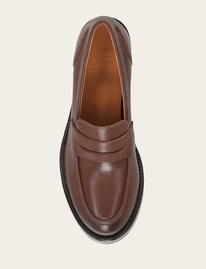 Rylee Loafer - Walnut - Top Down