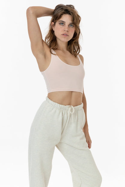 8383GD - Garment Dye Cotton Spandex Crop Tank