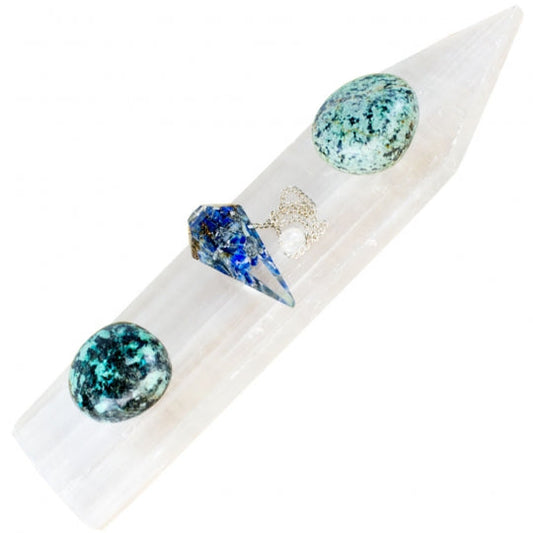 Selenite Pointed Charging Plate
