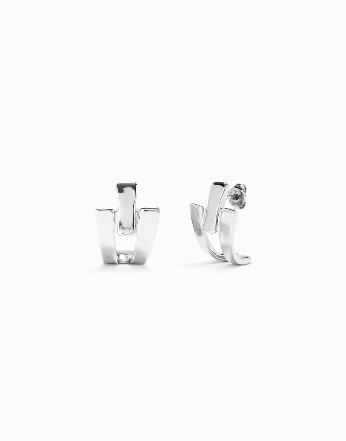 Ser Original Silver Hoop Earrings
