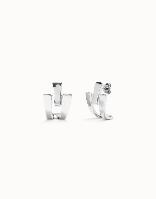 Ser Original Silver Hoop Earrings