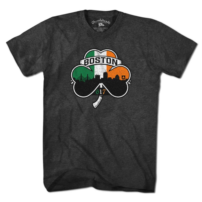 Shamrock Coat Of Arms T-Shirt | Unisex / 2XL / Charcoal