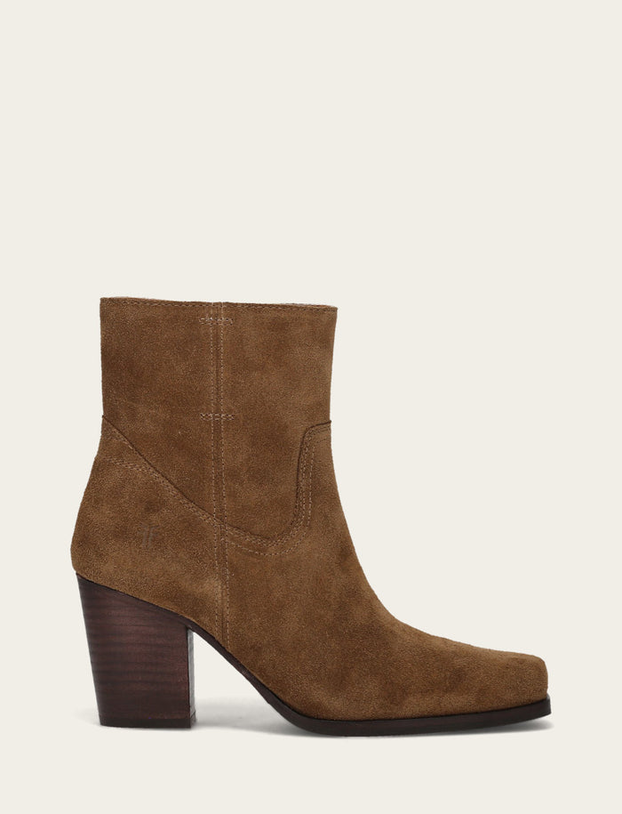 Shiloh Zip Bootie - Barley - Outside