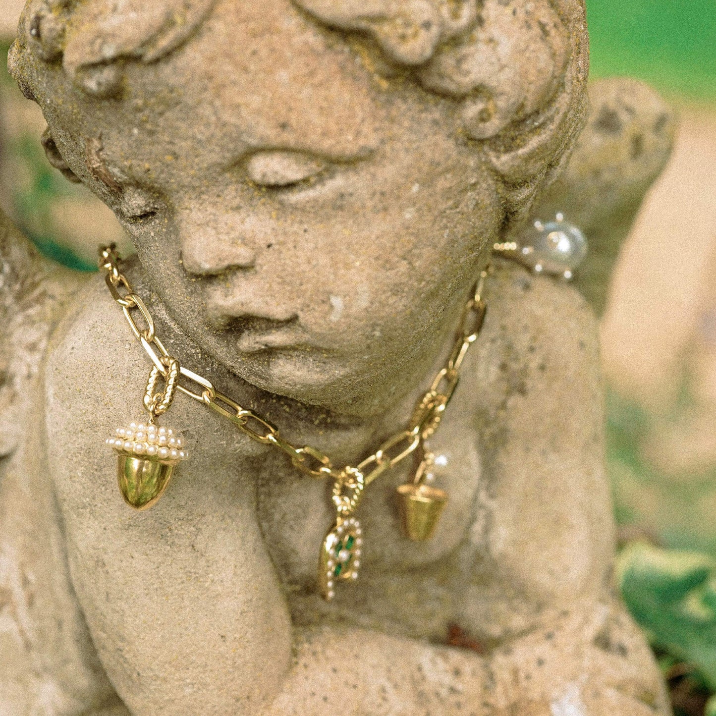 Shrimps Chunky Chain Necklace 18ct Gold Plate