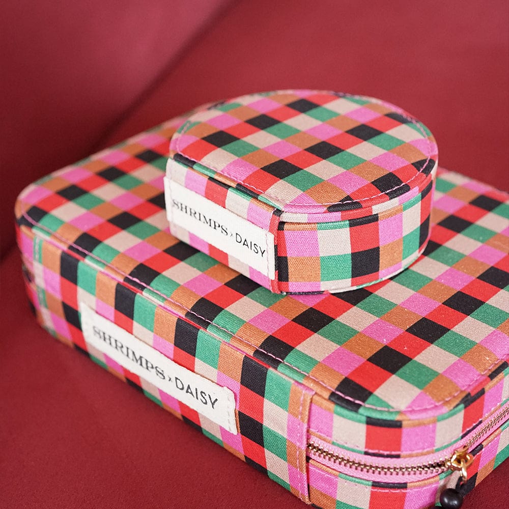 Shrimps Compact Pink Jewellery Box