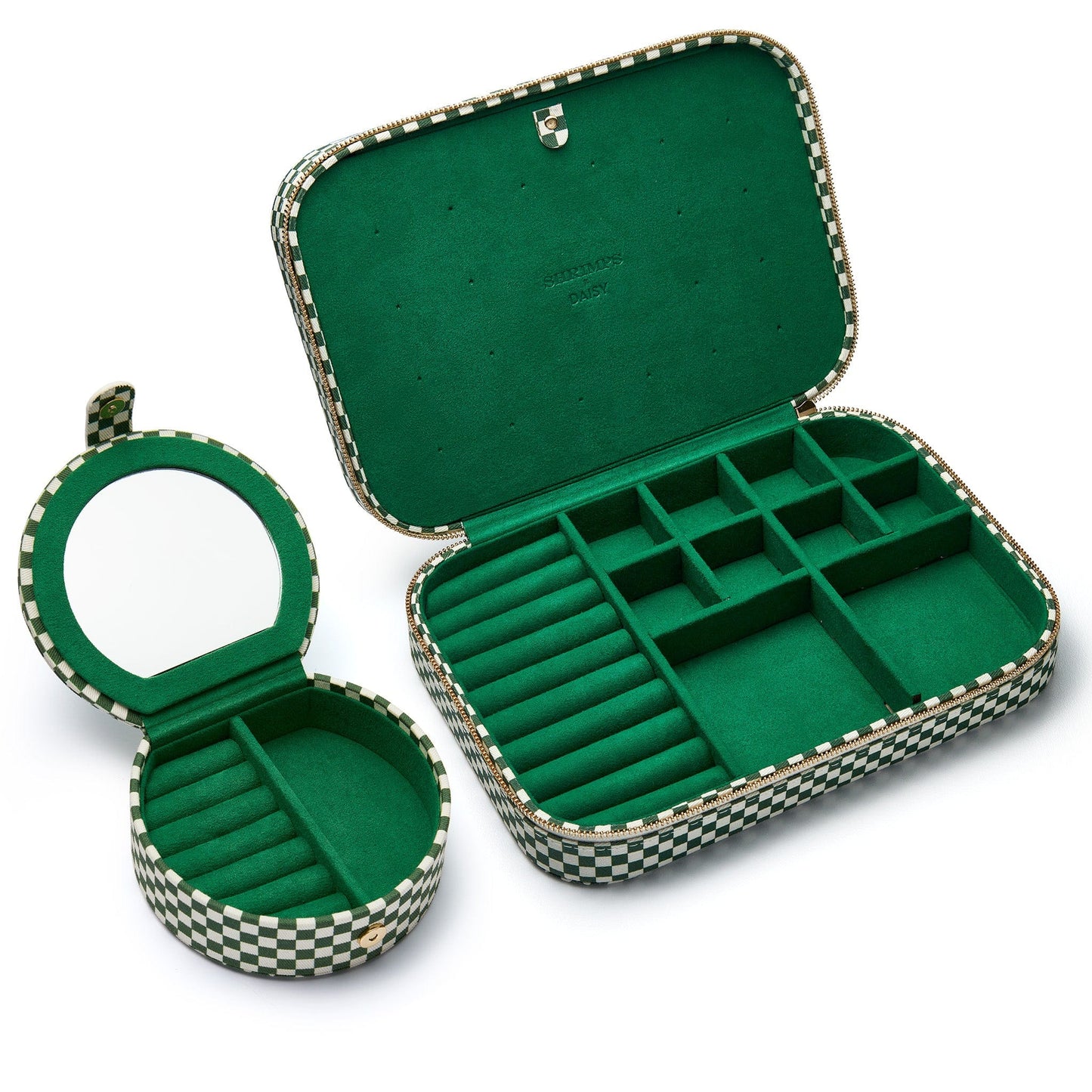 Shrimps Green Jewellery Box Set