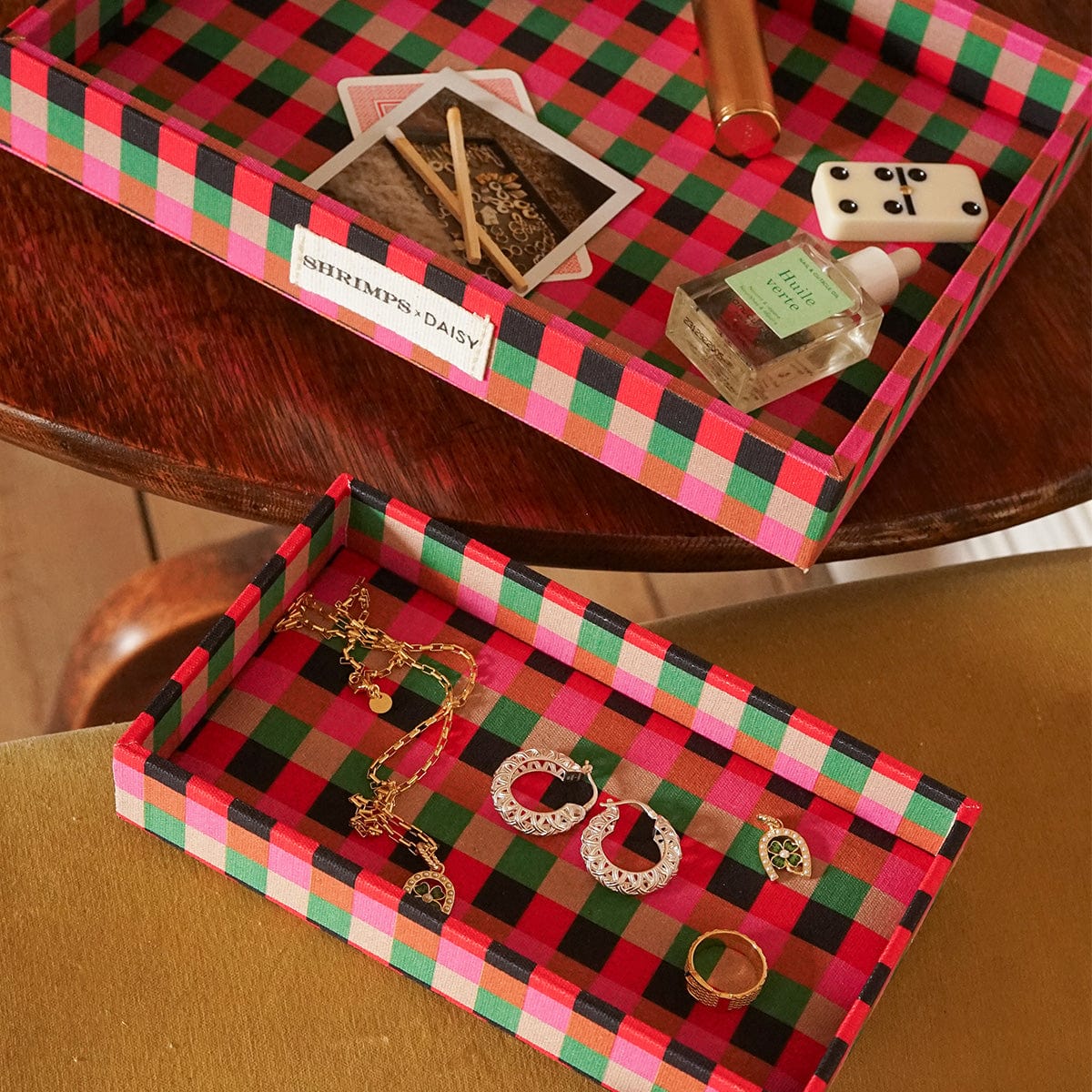 Shrimps Pink Trinket Tray