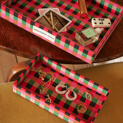 Shrimps Pink Trinket Tray