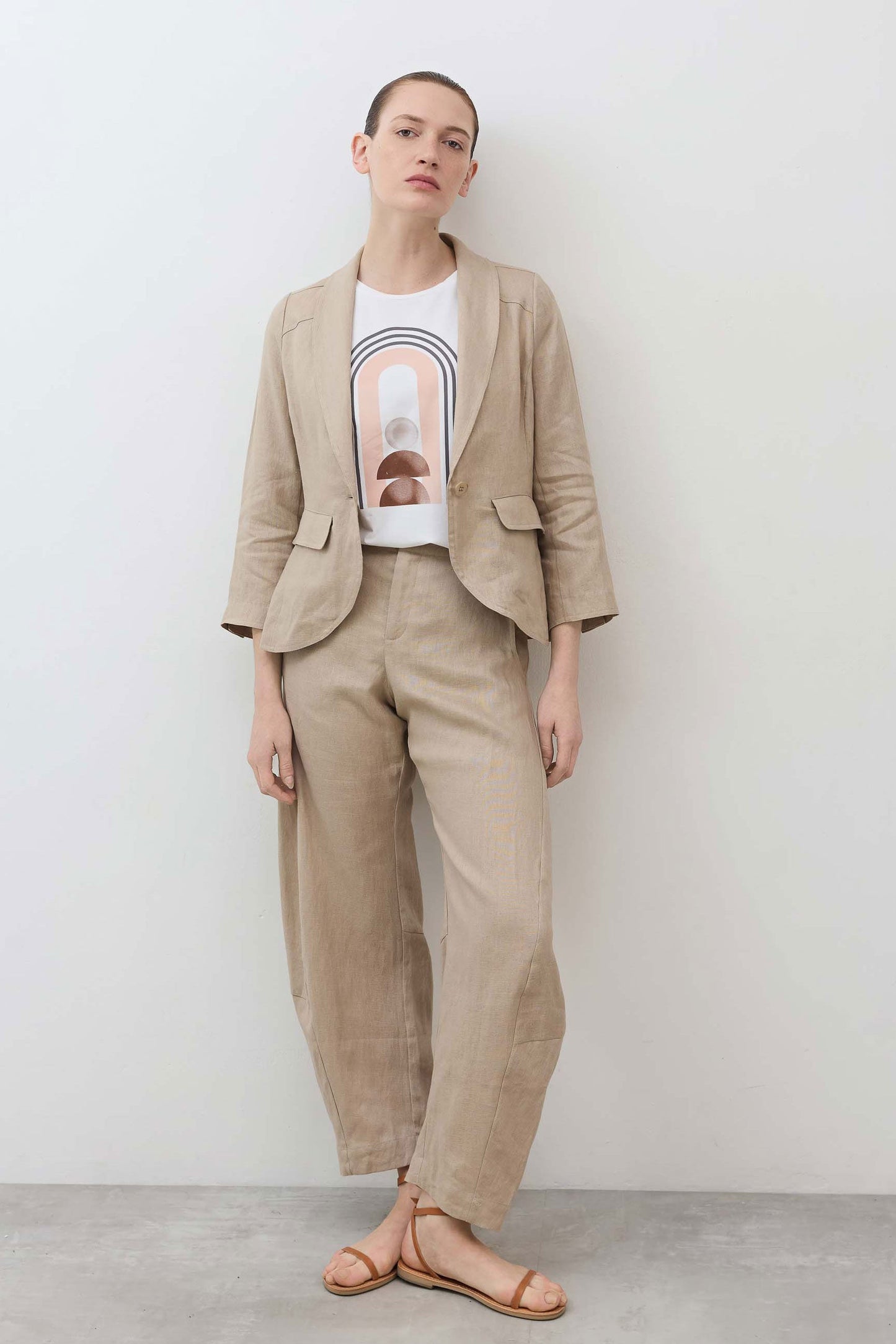 The Uptown Loose Linen Pants