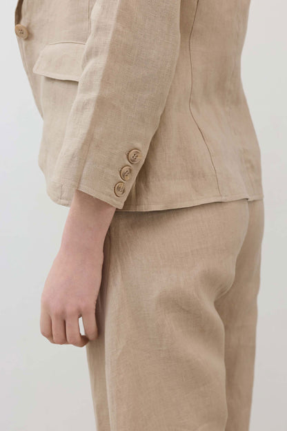 The Cropped Tulip Hem Blazer