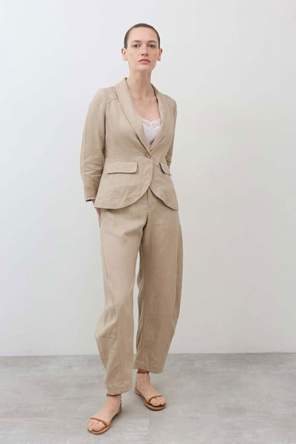 The Uptown Loose Linen Pants