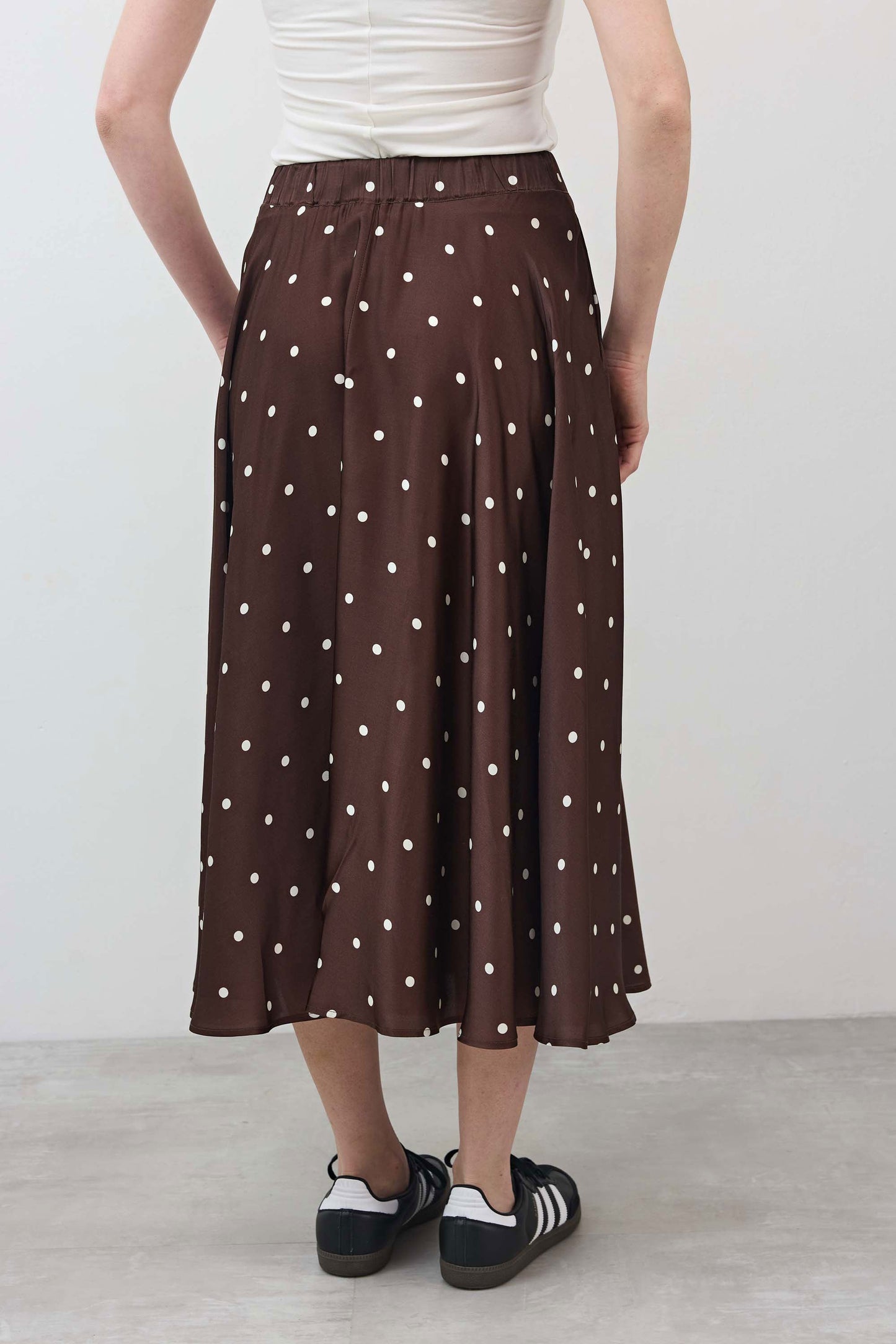 Silky Pull-On Maxi Skirt