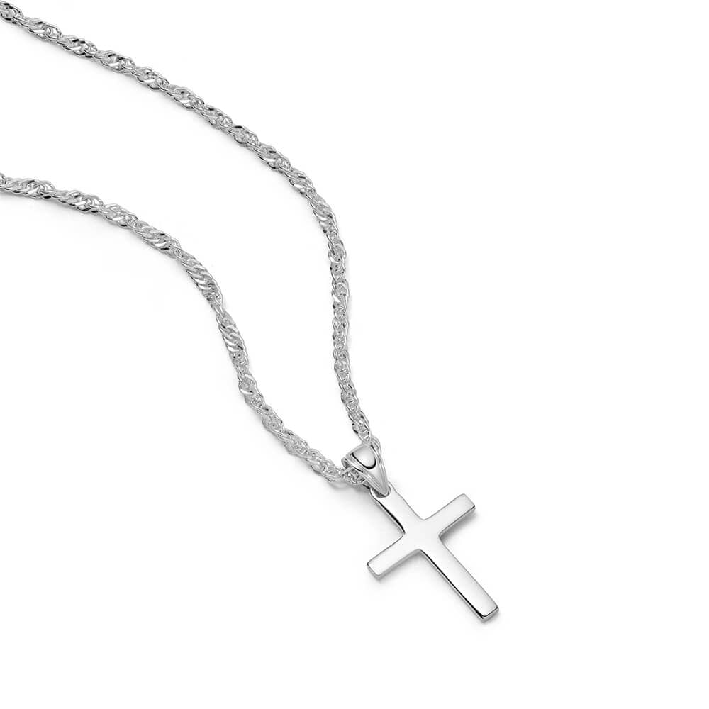 Polly Cross Necklace Sterling Silver