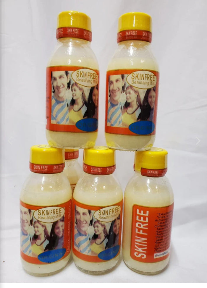 SKIN FREE BEAUTIFYING MILK WHITENING +FACE CREAM FAST ACTION Skin free