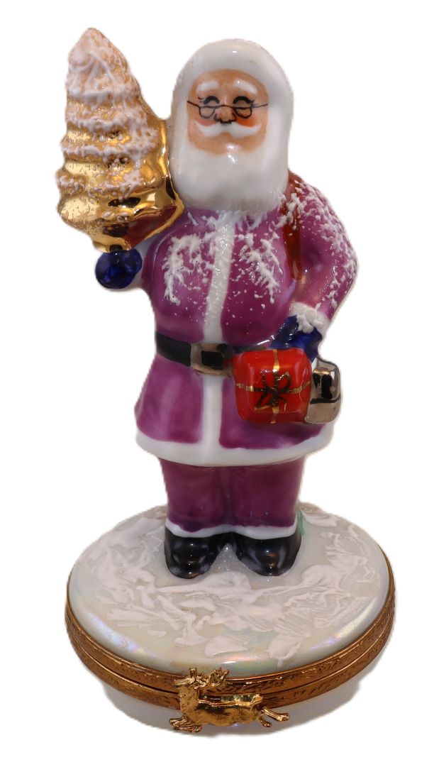 SKU# 3659 - Santa Claus in a purple  robe