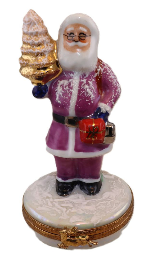 SKU# 3659 - Santa Claus in a purple  robe