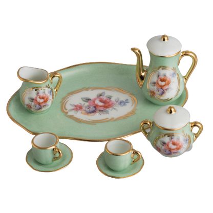 SKU# 4871 - Mini Tea Set: Green