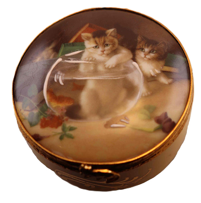 SKU# 5251D - Cat Goes Fishing "Encore" - decal box.