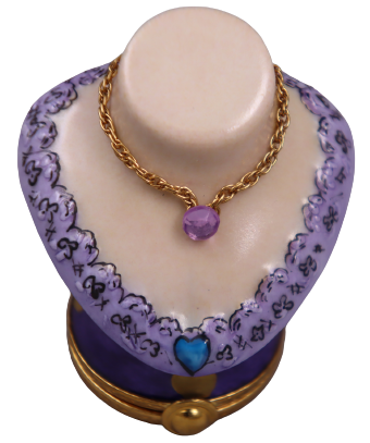 SKU# 7283 - Mini Bust Lavender with stone