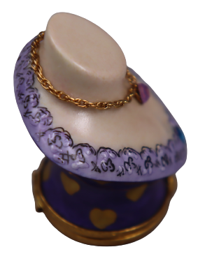 SKU# 7283 - Mini Bust Lavender with stone