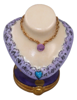 SKU# 7283 - Mini Bust Lavender with stone