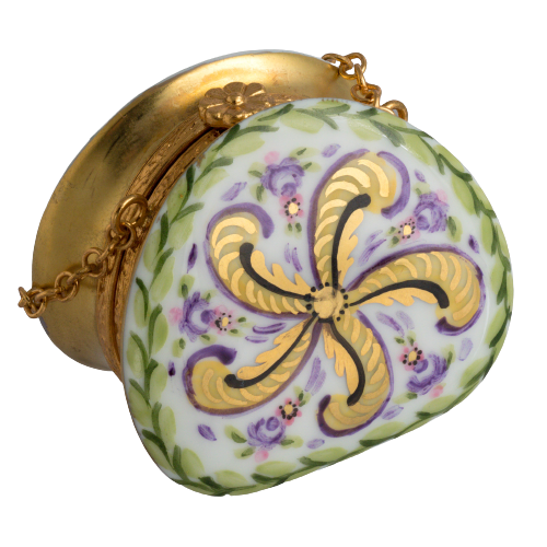 SKU# 7670 - Round Purse: Fountainbleau